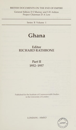 British Documents on the End of Empire: 1941-1952