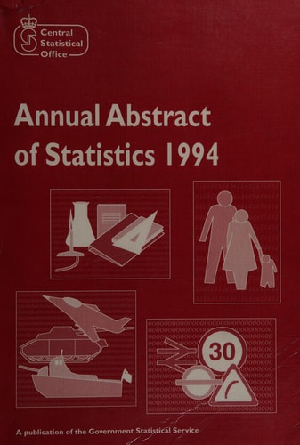 Annual Abstract of Statistics, 1994