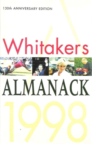 Whitaker's Almanack 1998
