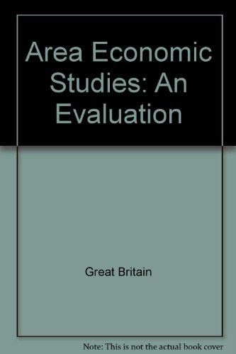 Area Economic Studies An Evaluation
