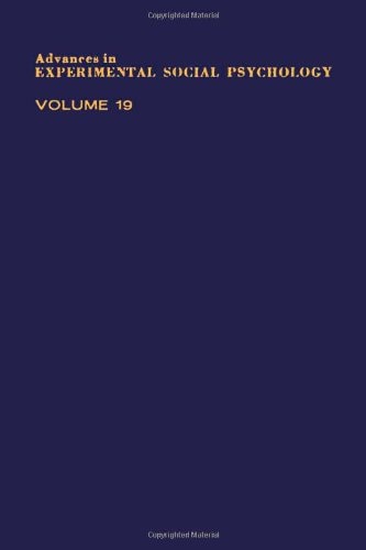 Advances in Experimental Social Psychology