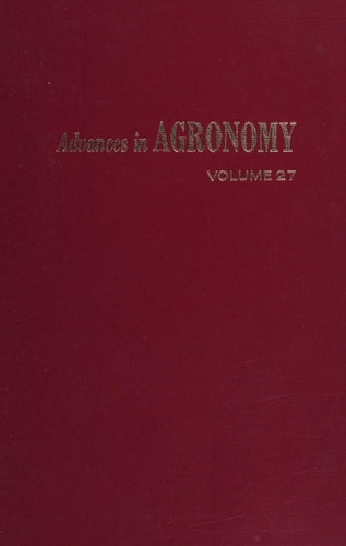 Advances in Agronomy: Vol. 27