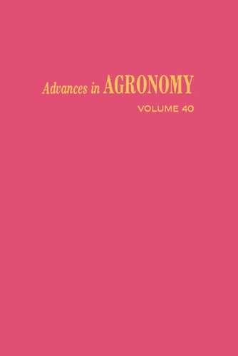 Advances in Agronomy: Vol. 40