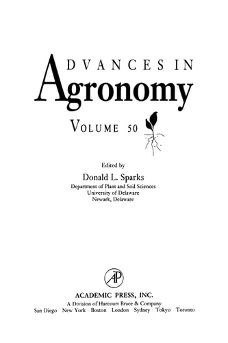 Advances in Agronomy: Volume 50