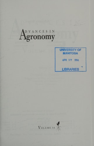 Advances in Agronomy: Volume 56