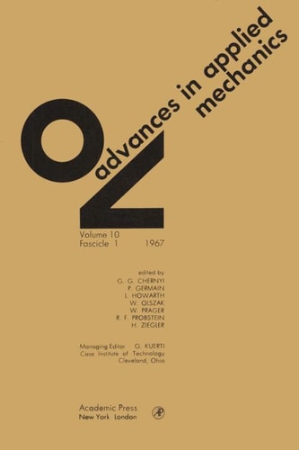 Advances in Applied Mechanics: Volume 10