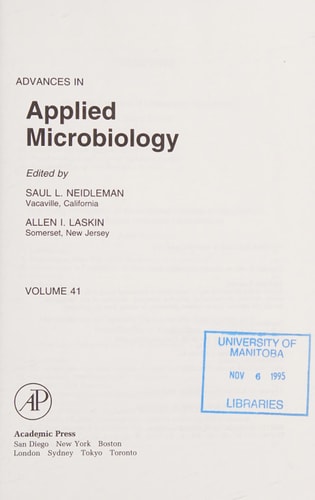 Advances in Applied Microbiology: Volume 41