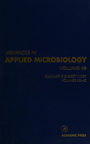 Advances in Applied Microbiology: Cumulative Subject Index, Volumes 22-42