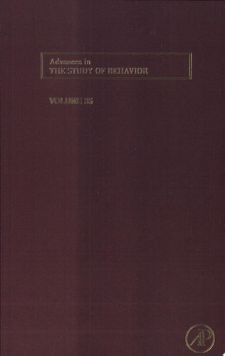 Advances in the Study of Behavior