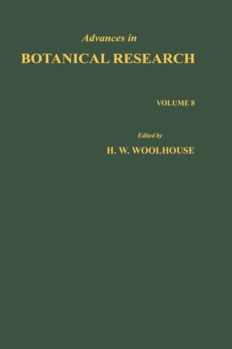 Advances in Botanical Research: Vol. 8