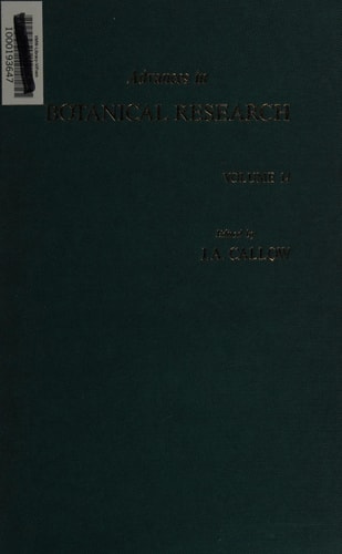 Advances in Botanical Research: Volume 14