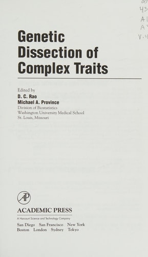 Genetic Dissection of Complex Traits
