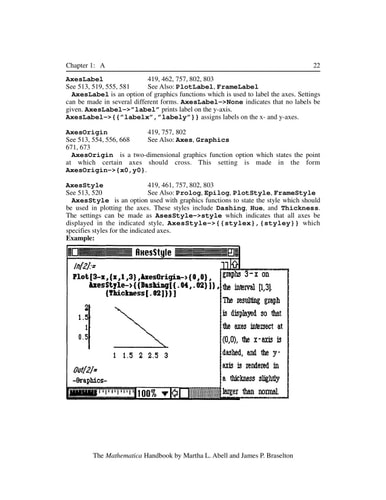 The Mathematica Handbook