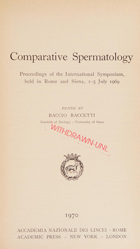 Comparative Spermatology