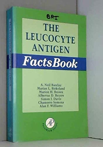 Leucocyte Antigen Factsbook (Factsbooks Series)