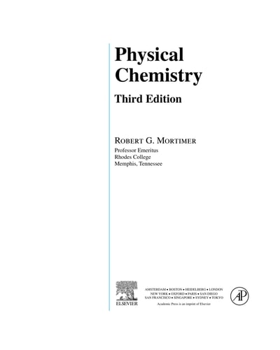 Physical Chemistry