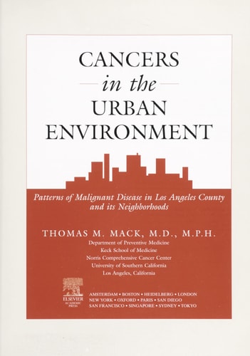 Cancers in the Urban Environment