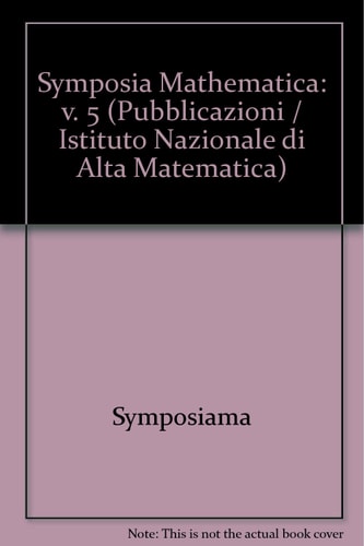 Symposia Mathematica Proceedings