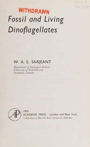 Fossil and living dinoflagellates
