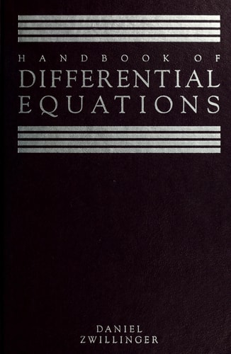 Handbook of differential equations