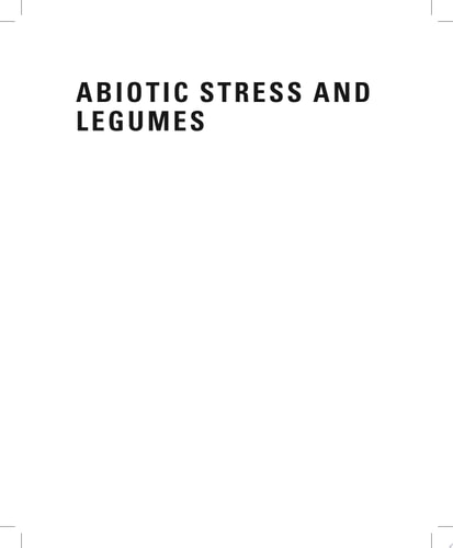 Abiotic Stress and Legumes Tolerance and Management