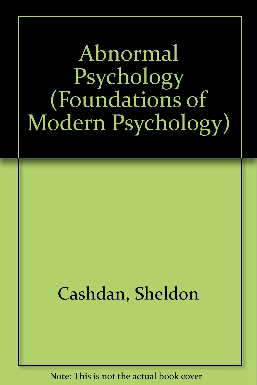 Abnormal Psychology