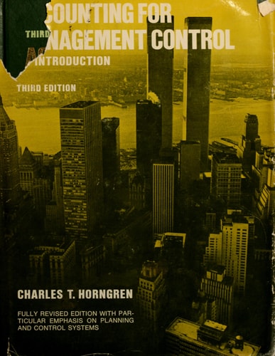 Accounting for Management Control: An Introduction