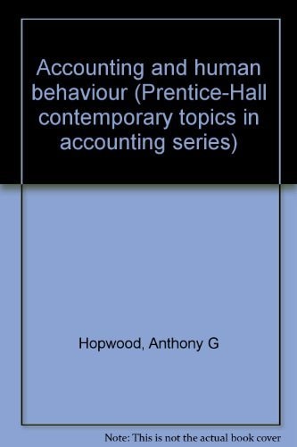 Accounting and Human Behaviour