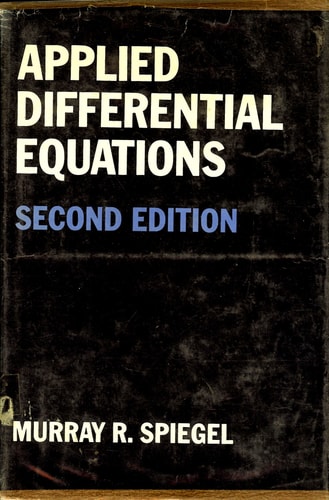 Applied Differential Equations