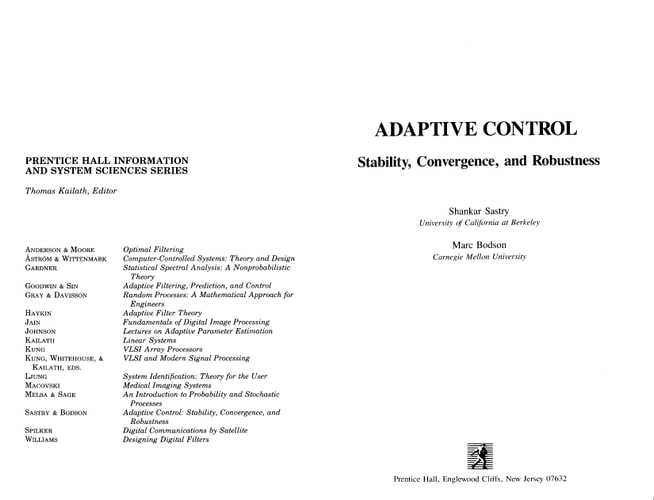 Adaptive Control