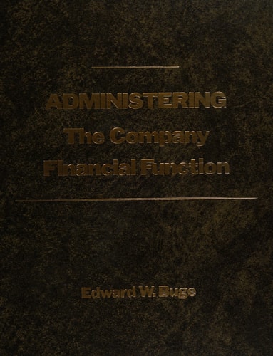 Administering the Company Financial Function