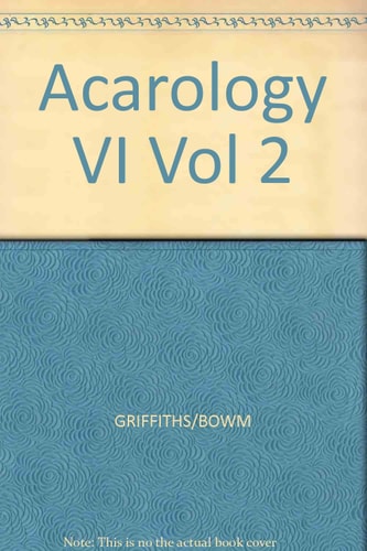 Acarology VI: Vol 2