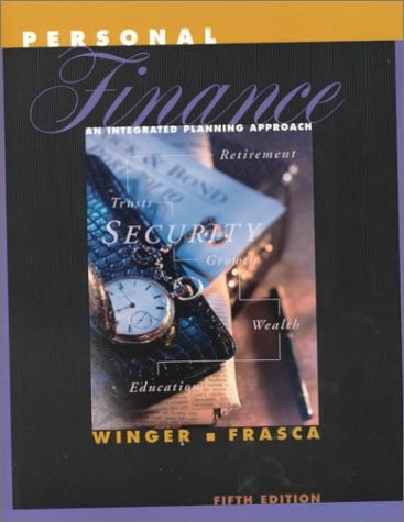Personal Finance An Integrated Planning Approach