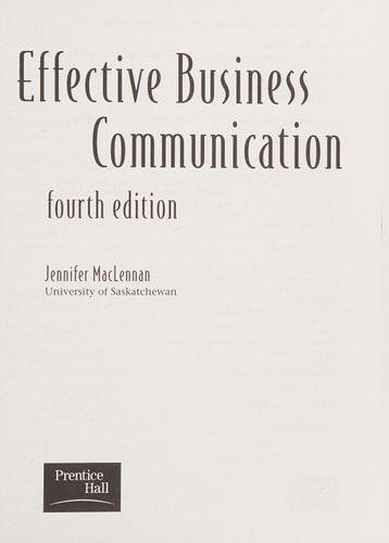 Effective Business Communication