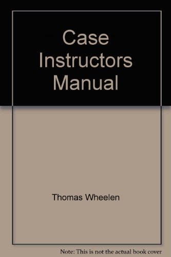 Case Instructors Manual