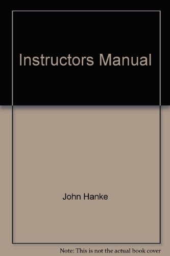 Instructors Manual