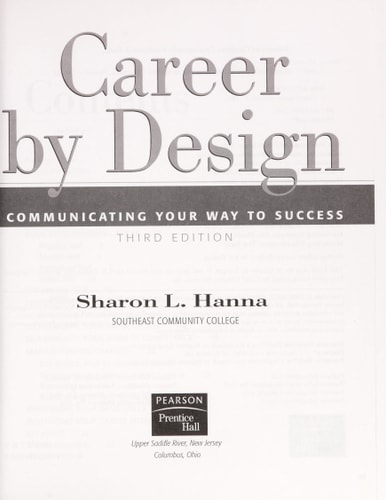 Career by Design Communicating Your Way to Success