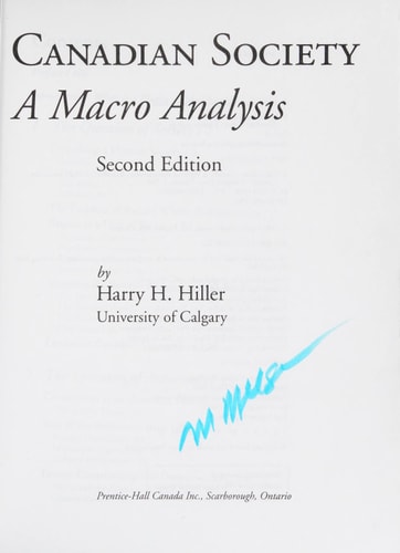 Canadian Society A Macro Analysis