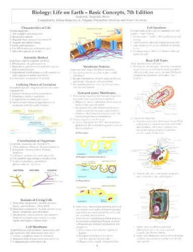 Biology: Life on Earth - Basic Concepts