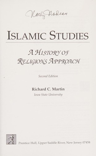 Islamic Studies: A History of Religions Approach
