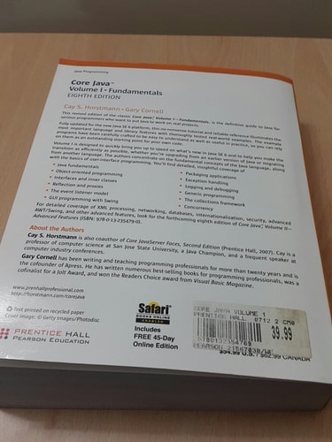 Core Java, Volume I--Fundamentals