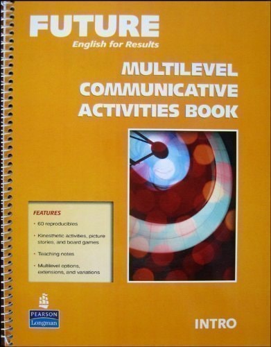Future English for Results Multilevel communicative activities book. Intro