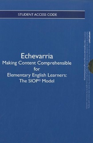 Making Content Comprehensible for Elementary English Learners Access Card