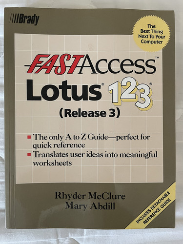 Fast Access: Lotus 1-2-3 : Release 3