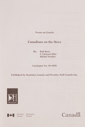 Canadians on the Move (Focus on Canada)