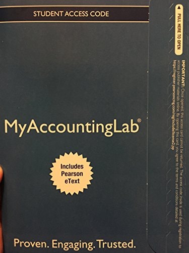 Accounting Information Systems New Myaccountinglab + Pearson Etext + Access Card