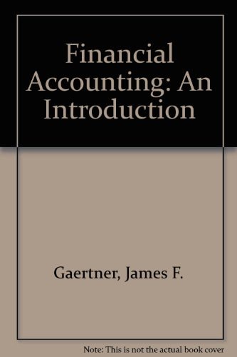 Financial Accounting: An Introduction