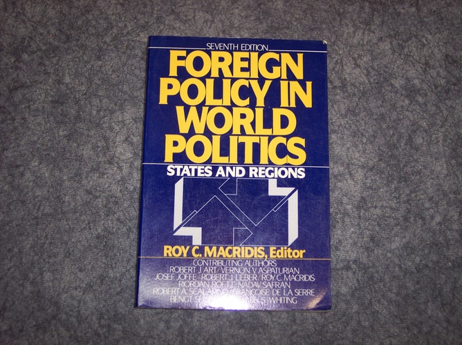 Foreign policy in world politics: States and regions