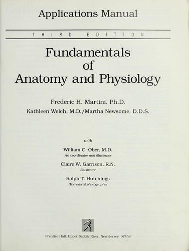 Fundamentals of Anatomy & Physiology: Application Manual