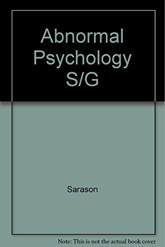 Abnormal Psychology